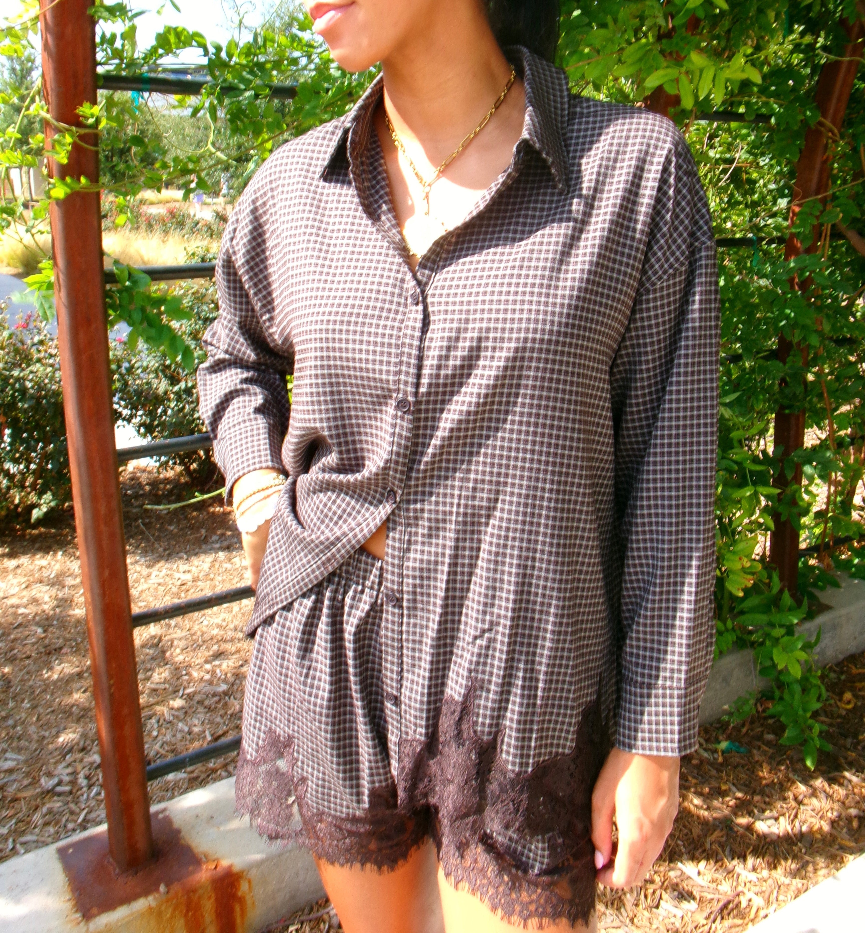 Rory plaid shorts