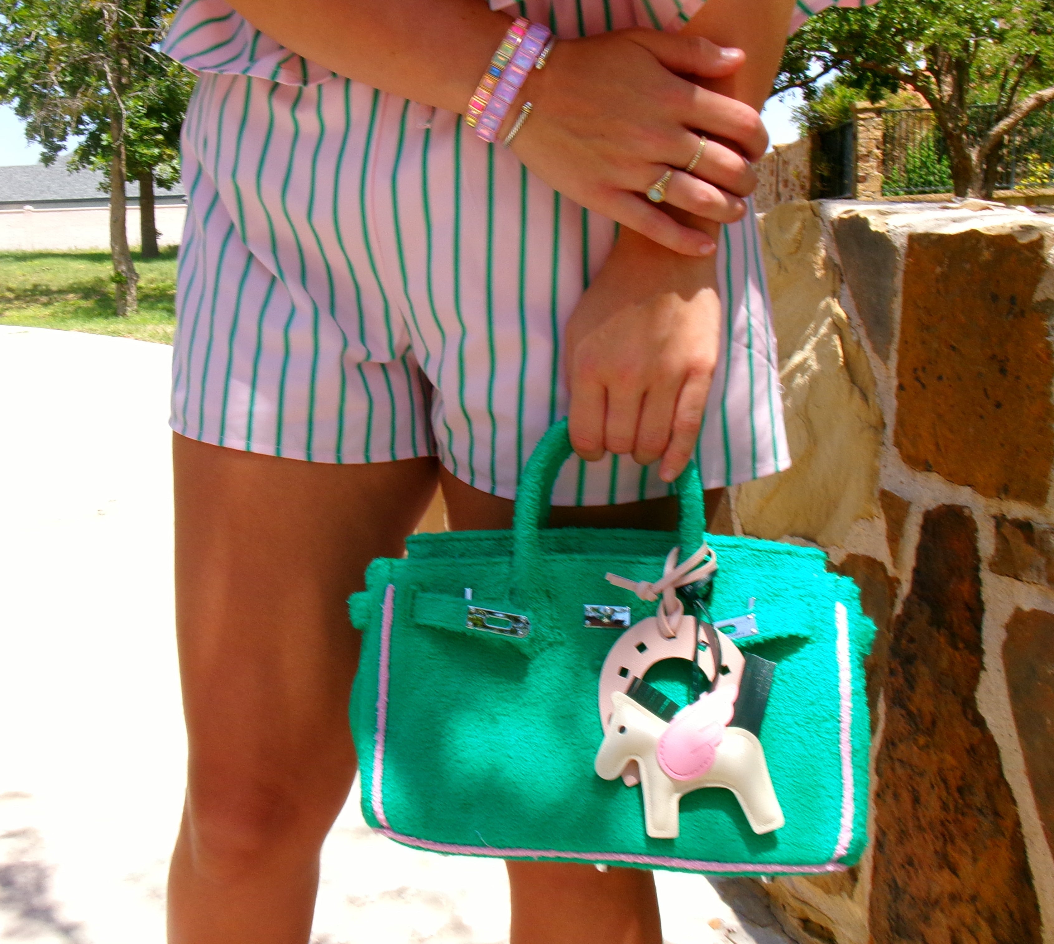 Pegasus bag charm