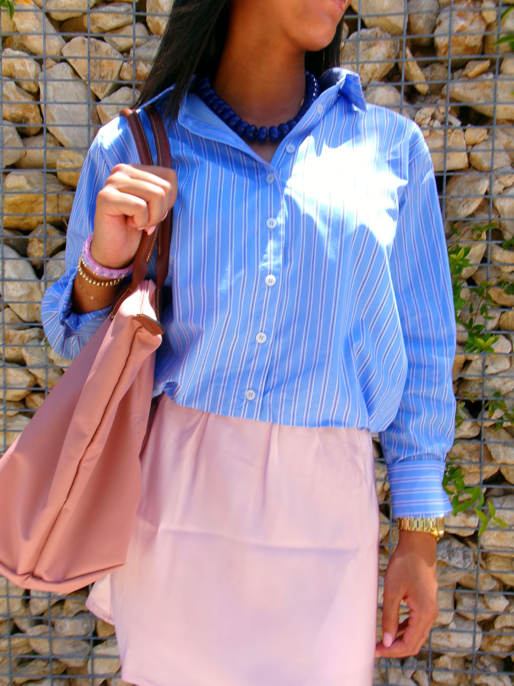 Skye blue blouse