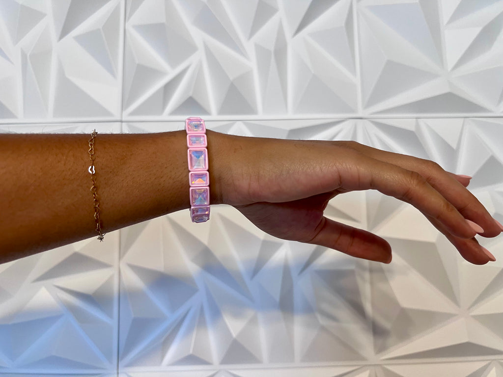 Baby pink Evie bracelets