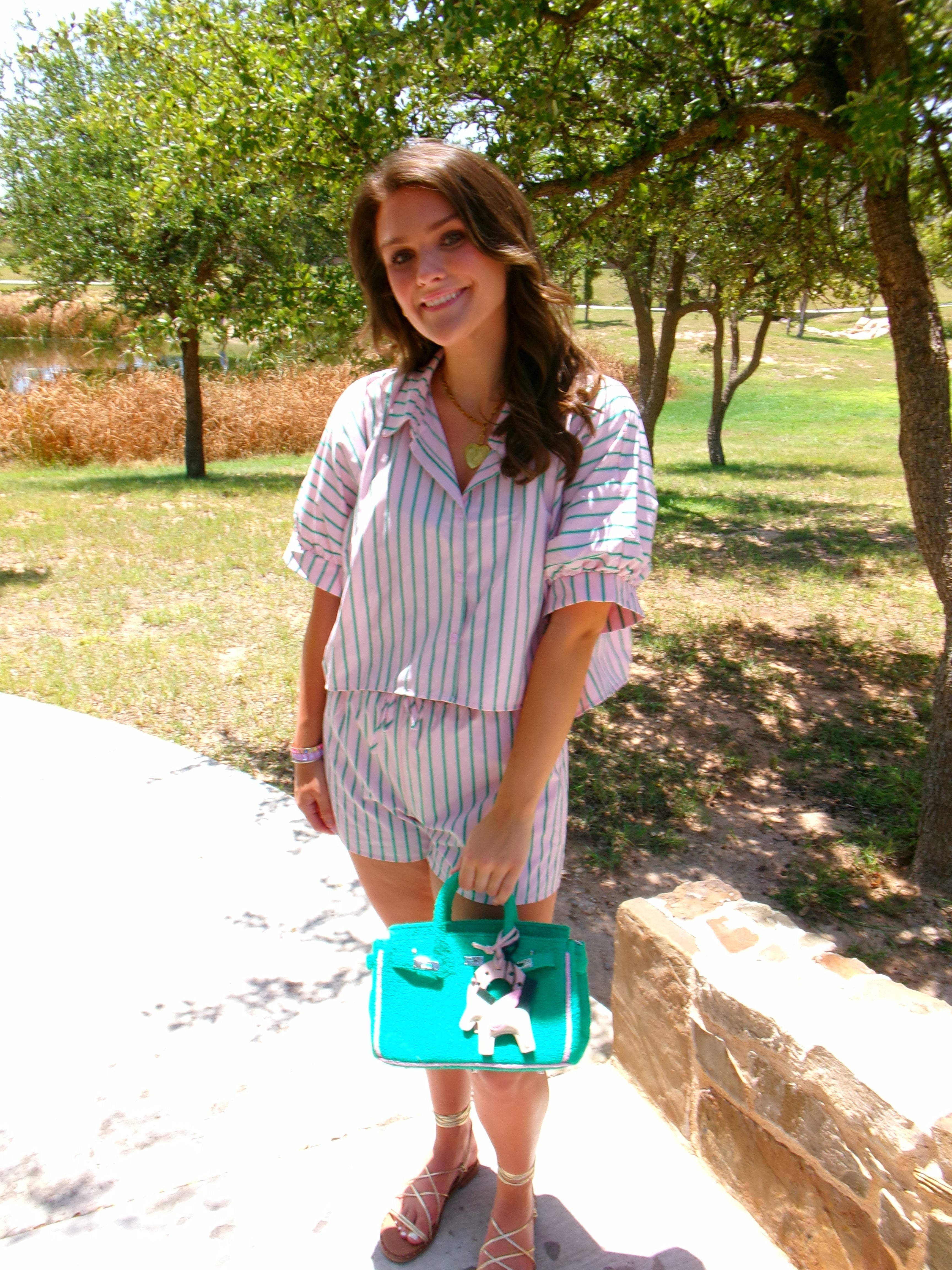 Greyson striped shorts