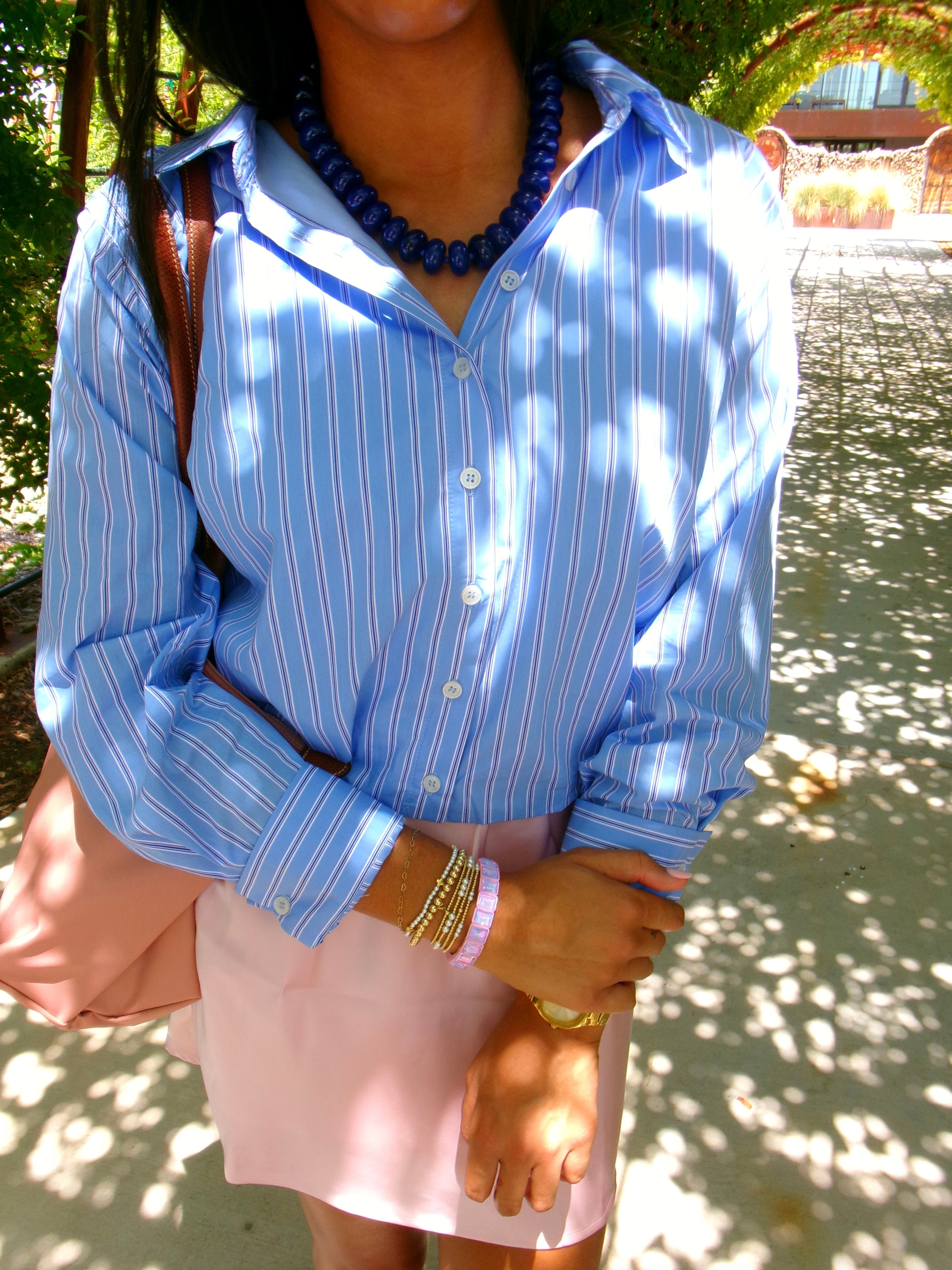 Skye blue blouse