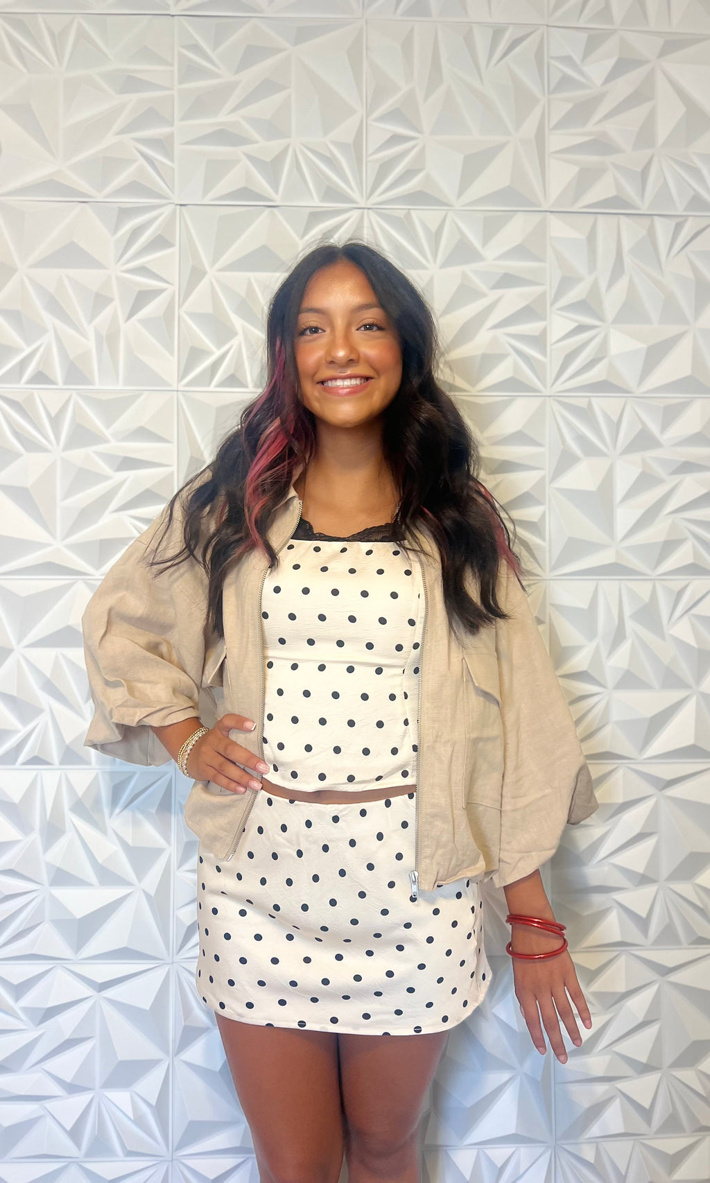 Lola polka dot skirt