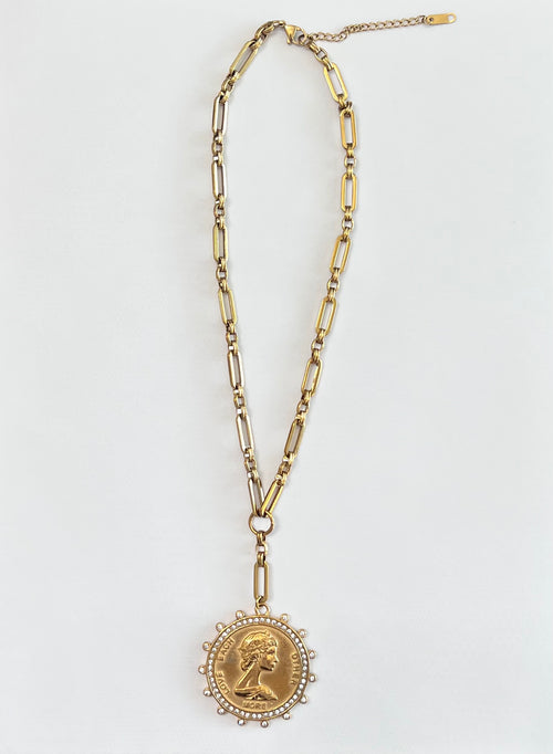 Ashton coin necklace