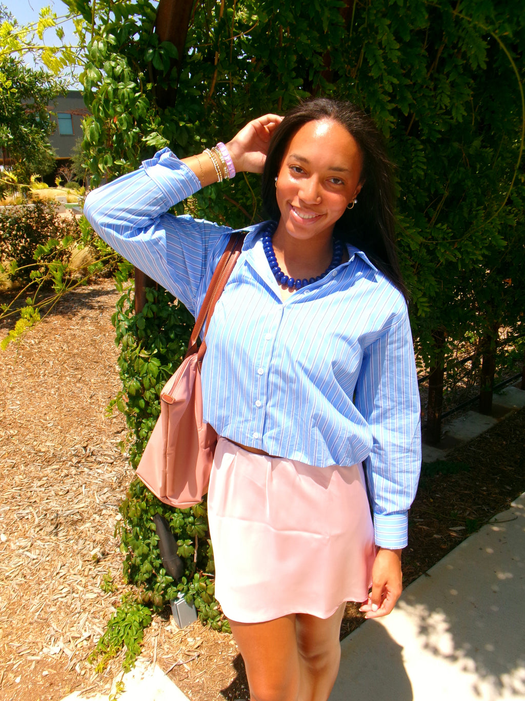 Skye blue blouse