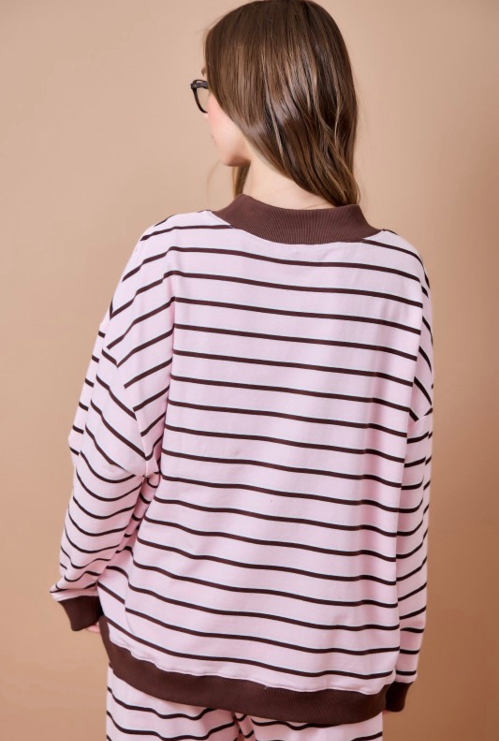Mock neck sweatshirt