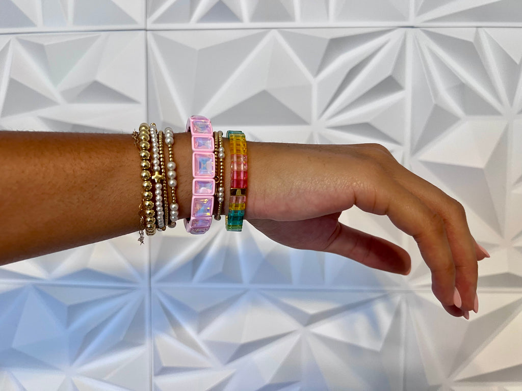 Jelly multi colored bracelet