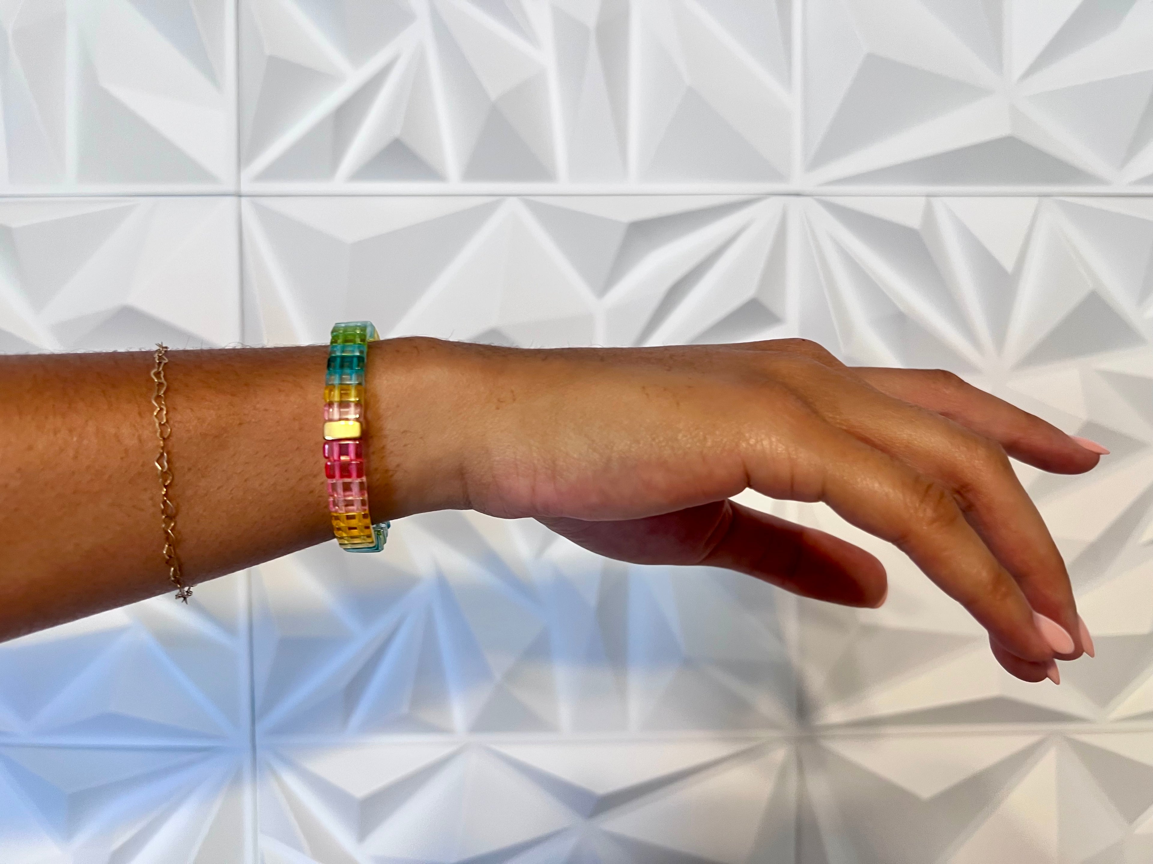Jelly multi colored bracelet