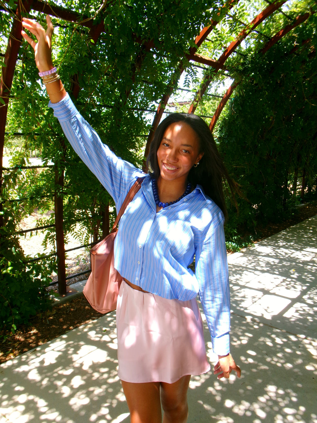 Skye blue blouse