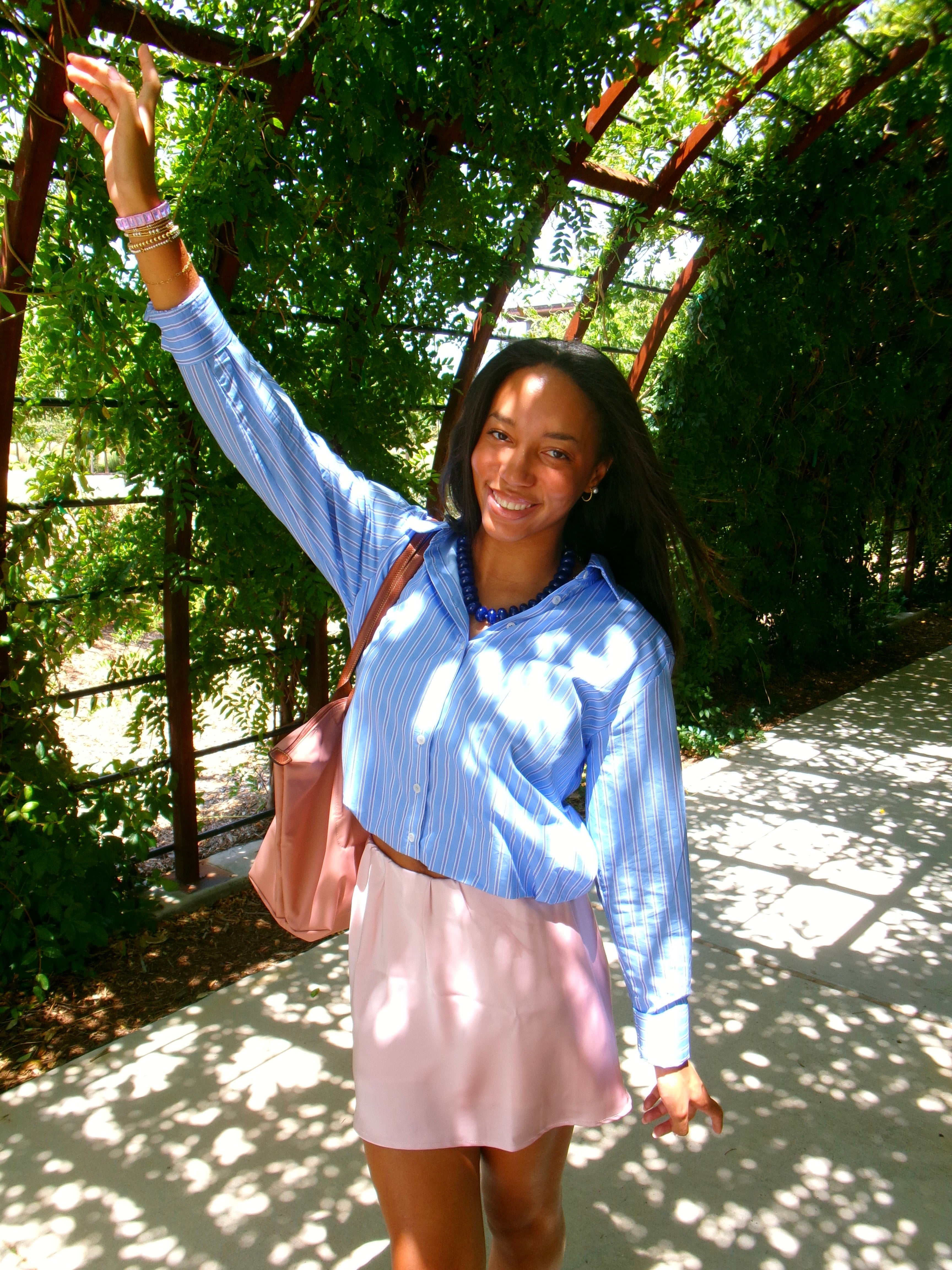 Skye blue blouse
