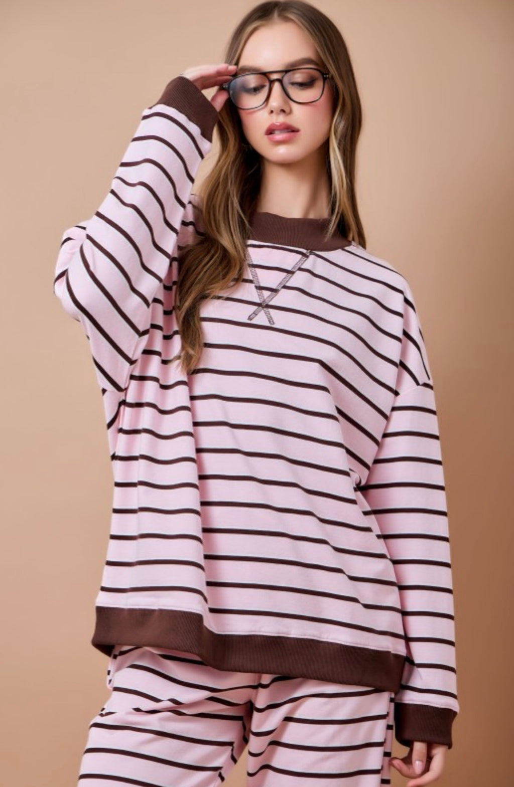 Mock neck sweatshirt
