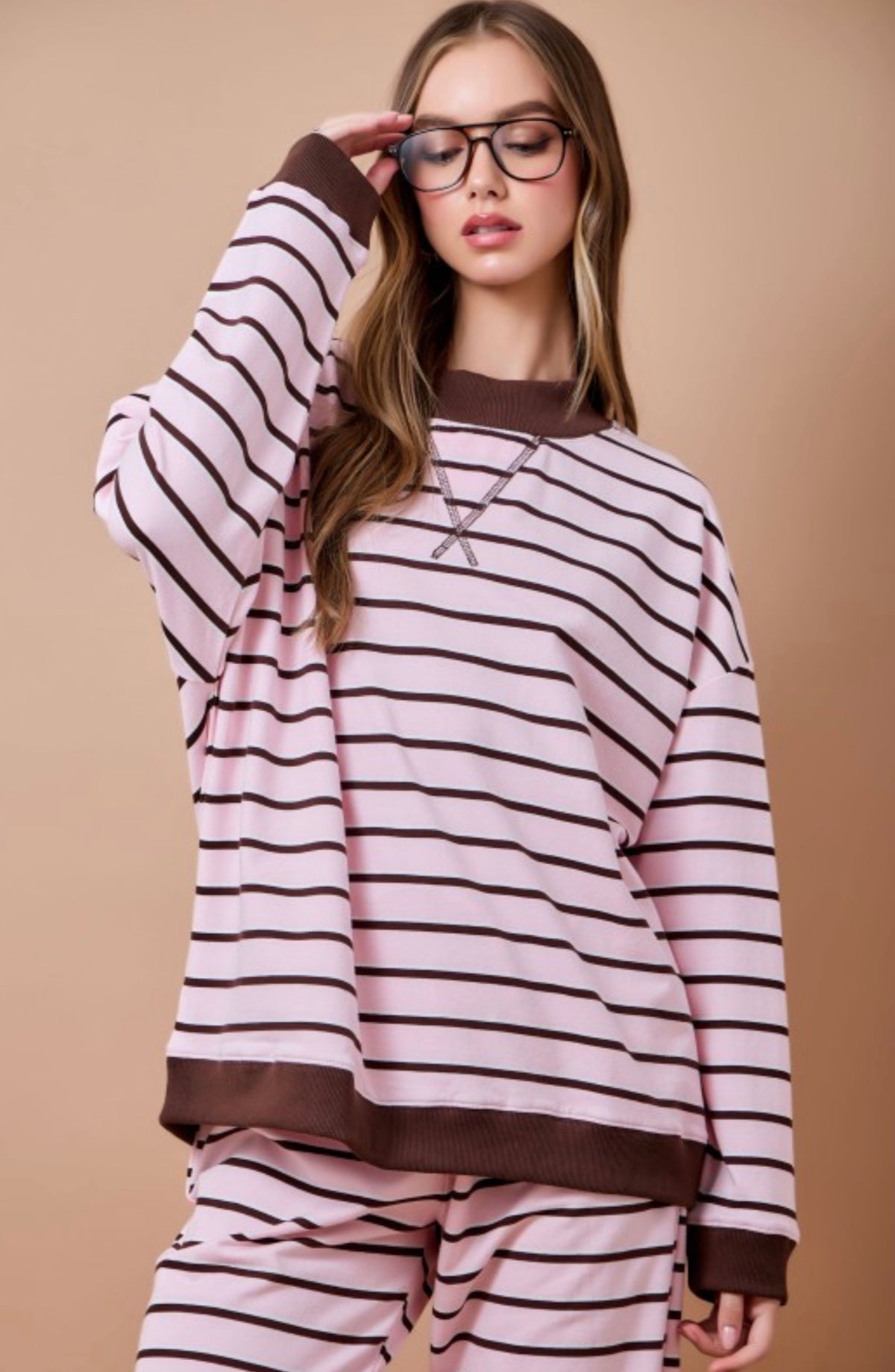 Mock neck sweatshirt