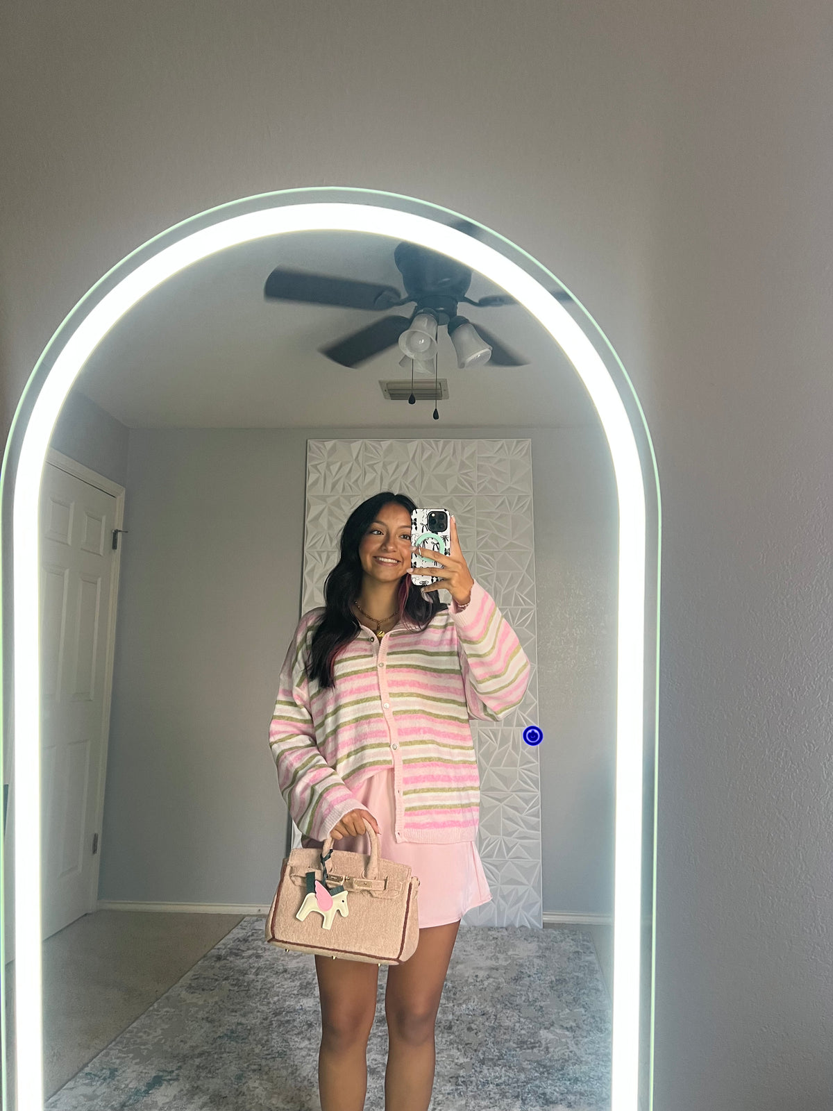 Kaia striped cardigan