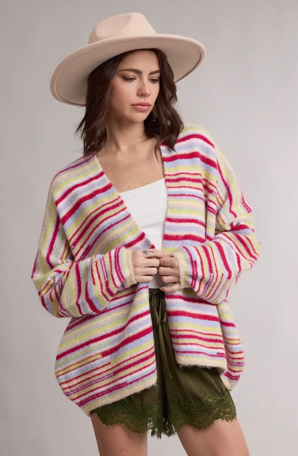 Michelle Striped Cardigan