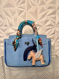 Pegasus bag charm